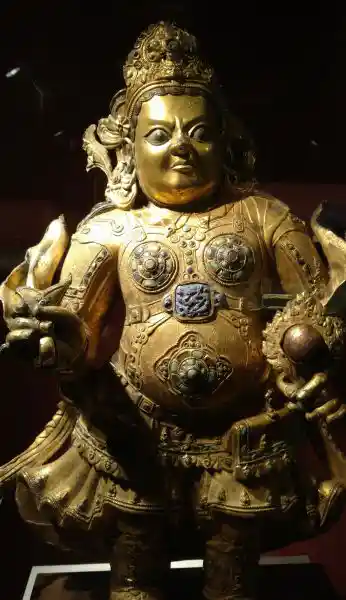 Solar discs on Virudhaka Lokapala, National Palace Museum